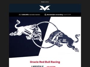 Ontdek de nieuwe items uit de Oracle Red Bull Racing Lifestyle Collectie!