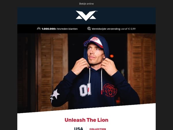 Amerikaanse vibes, sportieve stijl – shop nu de USA Collection