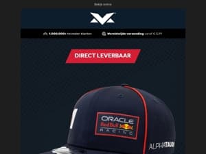 Direct uit voorraad leverbaar! Max Verstappen Driver Cap 2025