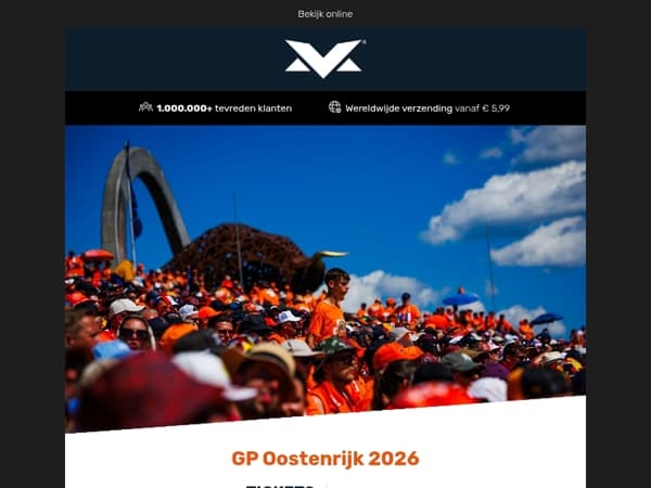 Zandvoort vol. Oostenrijk roept. 🧡