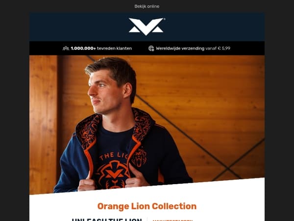 🦁 Nieuwe Orange Lion collectie: draag de kracht van de leeuw!
