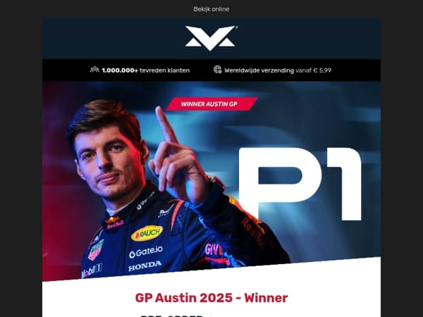 Pre-order nu! 1:18 & 1:43 RB21 GP Austin 2025!