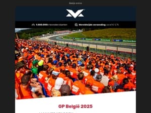 Mis het niet! Ervaar de Belgische GP vanaf de Max Verstappen Tribune!