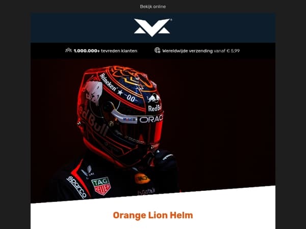 De Orange Lion Helm 2025 – voor echte kampioenen