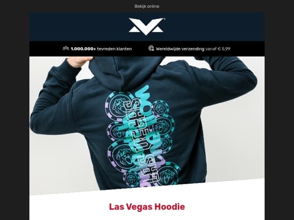 ♤♡♧♢ NIEUW: Limited Edition Las Vegas Hoodie!