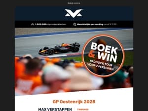 Boek en Win! GP Oostenrijk 2025!