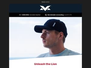 NIEUW! Unleash the Lion Cap!