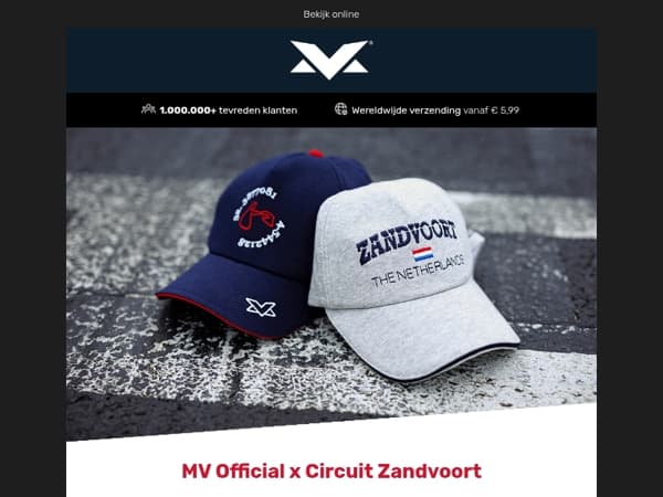 MV Official x Circuit Zandvoort: waar stijl en snelheid samenkomen!