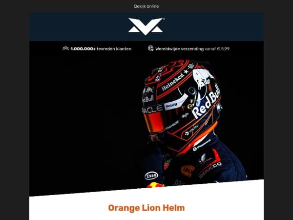 Exclusief: de Orange Lion Helm 2025 – voor echte kampioenen