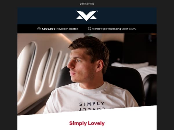 Ze zijn er weer! De Simply Lovely t-shirts zijn terug op voorraad!