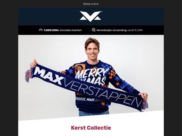 Vier de feestdagen in Max Verstappen-stijl 🎄