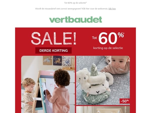 Speciale korting op SPEELGOED!