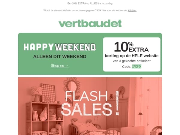 Tot 50% korting op de Home-collectie 😀