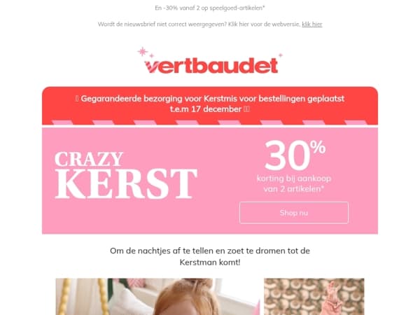 🎄 -30%* op winterpyjamas