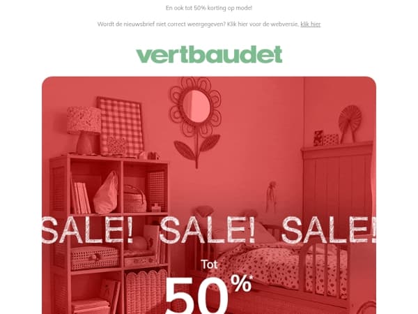 Beddengoed, opbergoplossingen, huisinrichting ... tot 50% korting op home-artikelen 😀