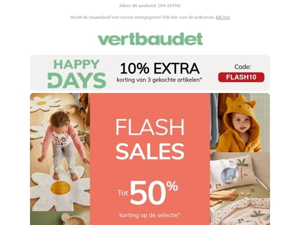 Erratum – correctie van eerdere e-mail - Tot 50% korting* op de Home-collectie 😀