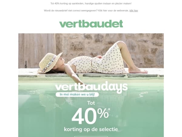 🎉 De Vertbaudays beginnen nu!