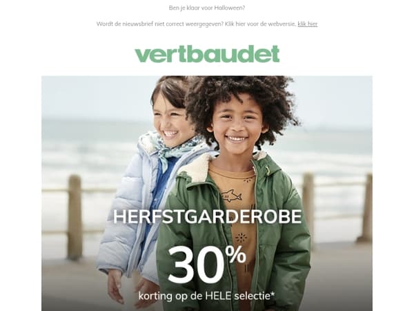 🍁 Herfstgarderobe, ALLES tegen 30% korting!