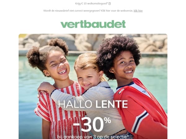 -30% van 3 artikelen* | Hallo Lente 🌸