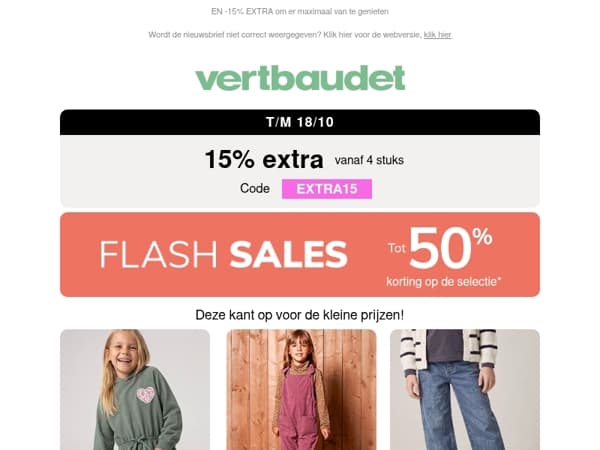 ALLES met -50% in deze e-mail!