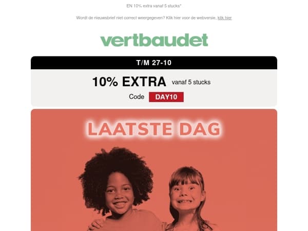 LAATSTE DAG om te profiteren van de Flash Sales 🔴