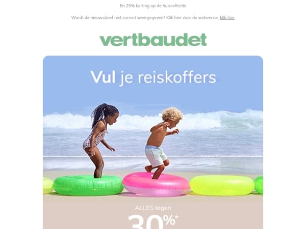 👙🏖️☀️ klaar voor een DUIK met 30% korting op badmode?
