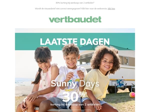 ⭐ OH NEE! De laatste dagen van uw aanbiedingen!