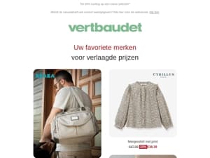 Uw favoriete merken voor verlaagde prijzen ⚡⚡⚡