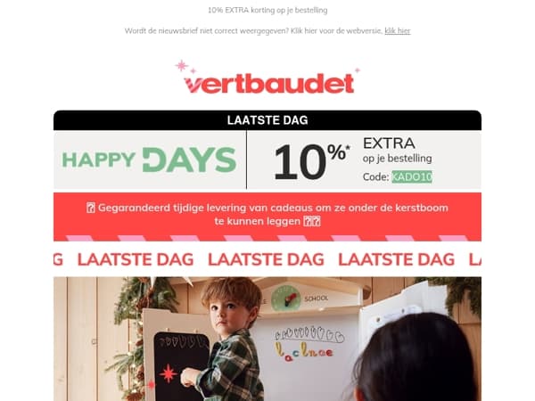🚨 LAATSTE DAG om je aanbiedingen