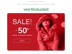 Tot -50% op mode & schoenen