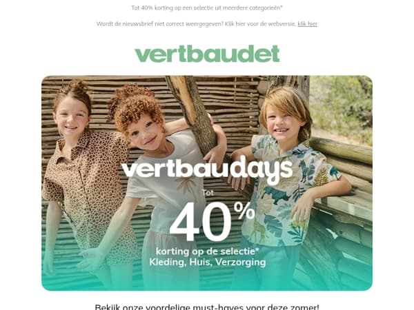 Must-haves voor de zomer met kortingen tot 40%!