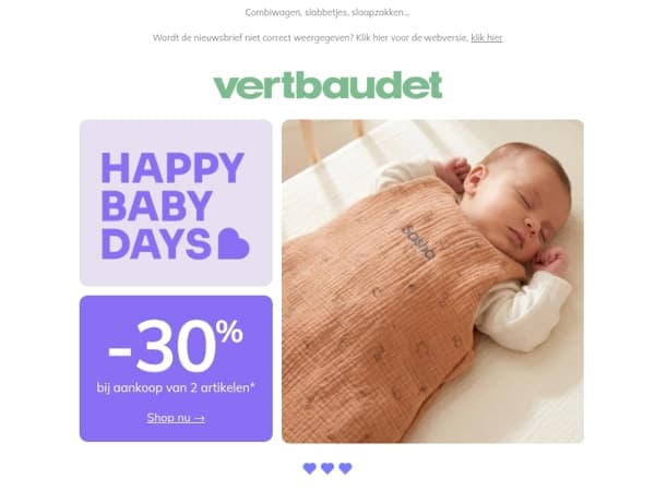 -30% op onmisbare babyartikelen!