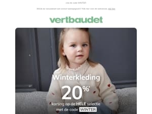 20% korting op ALLE wintertruien