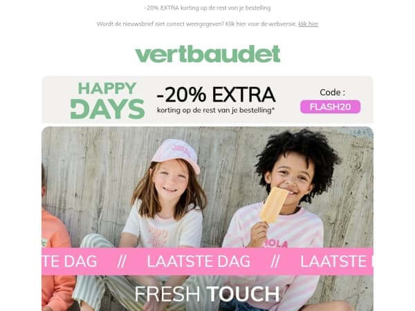 LAATSTE DAG | Tot -40% op de mode- en verzorging-collectie 😎