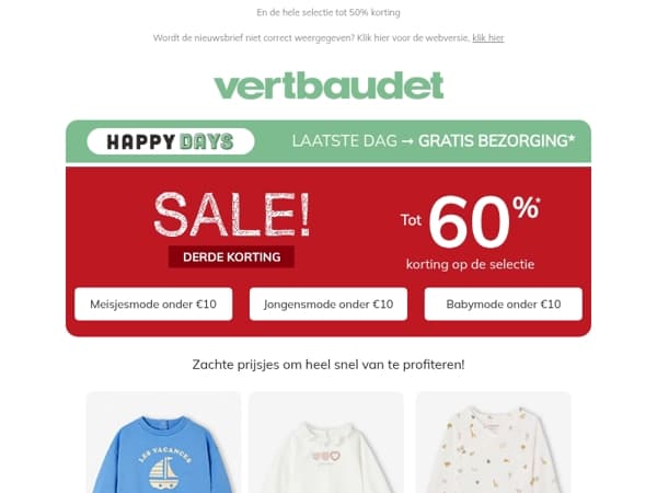 ☀ Onze producten in de SALE voor minder dan € 10!