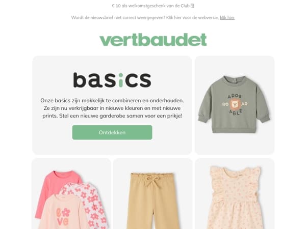 Basics voor een prikje!