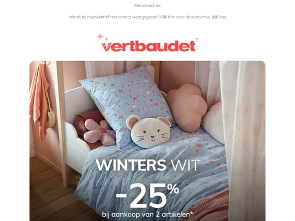 💤 -25% op beddengoed*