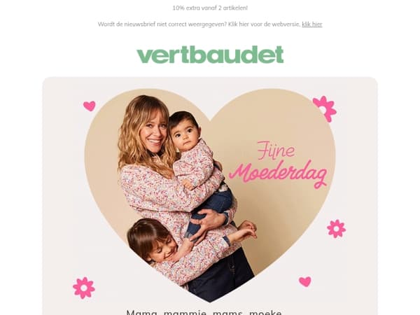 🌸 Fijne Moederdag aan alle mama’s