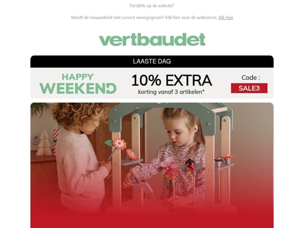 Laaste dag: 10% EXTRA