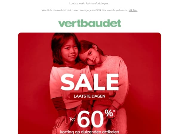 ⏱ LAATSTE DAGEN: solden tot -60%