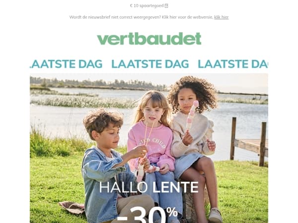 LAATSTE DAG om te profiteren van aanbiedingen