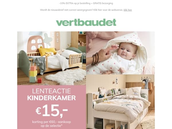 € 15,- korting bij elke € 60,-- die u uitgeeft aan de home-collectie 🌼