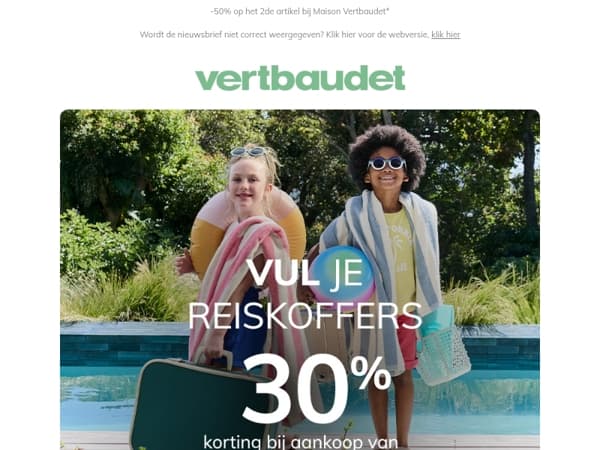 -30% bij aankoop van 2* in zomerlooks, nu geldig 🌞