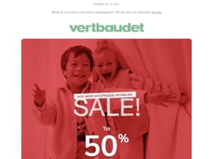 🔔 -50%* op nog meer artikelen