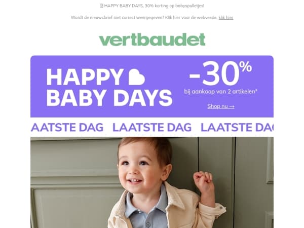 LAATSTE DAG om te profiteren van aanbiedingen