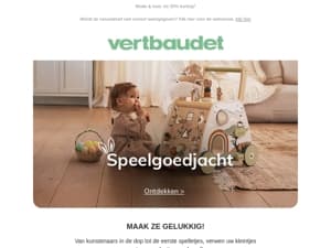 🐇 De speelgoedjacht is geopend!