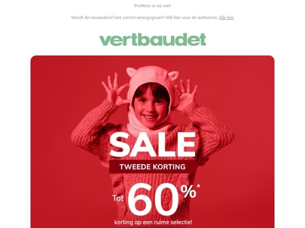 🔔VERRASSING: de sale gaat door, tot 60% korting!*