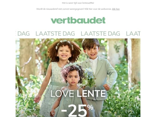 LAATSTE DAG | 25% korting op de mode- en home-collectie 🌷