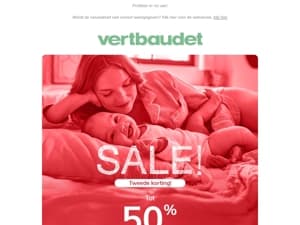 🔔VERRASSING: de sale gaat door, tot 50% korting!*