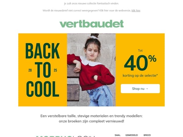 👖 Tot 40% korting op onze doordachte broeken